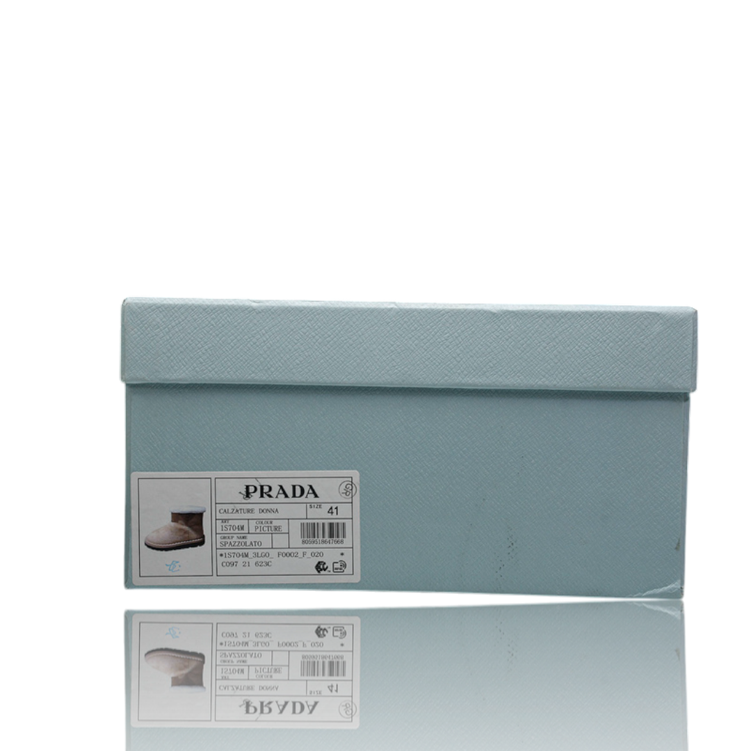 Prada Ankle Boots 'Beige'