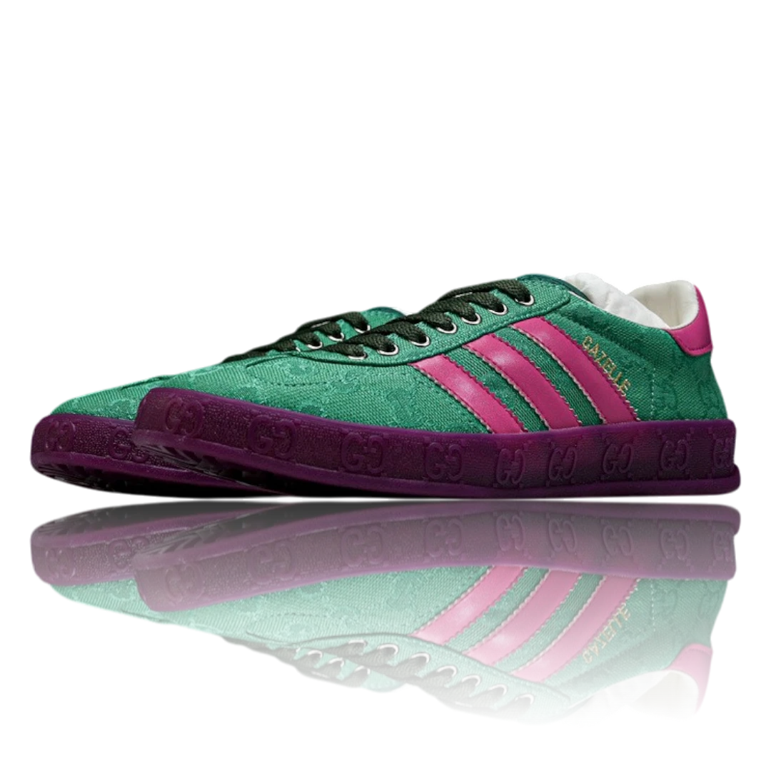 Guссi x Gazelle 'Green GG Monogram'