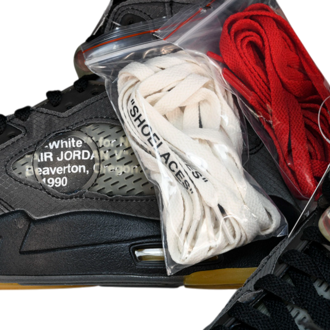 Off-White x AJ5 Retro 'Muslin'