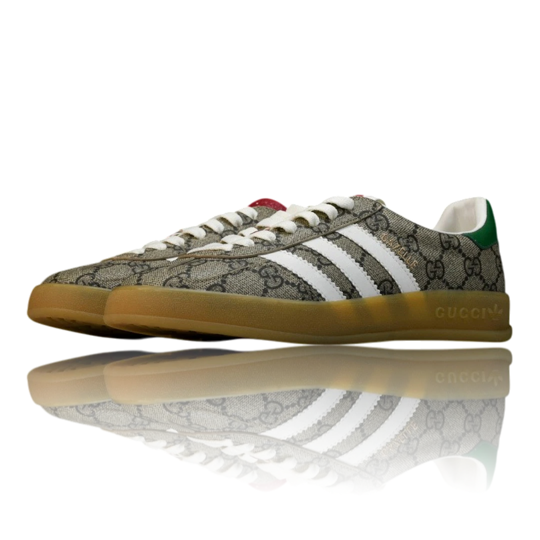 Guссi x Gazelle 'Beige GG Monogram'