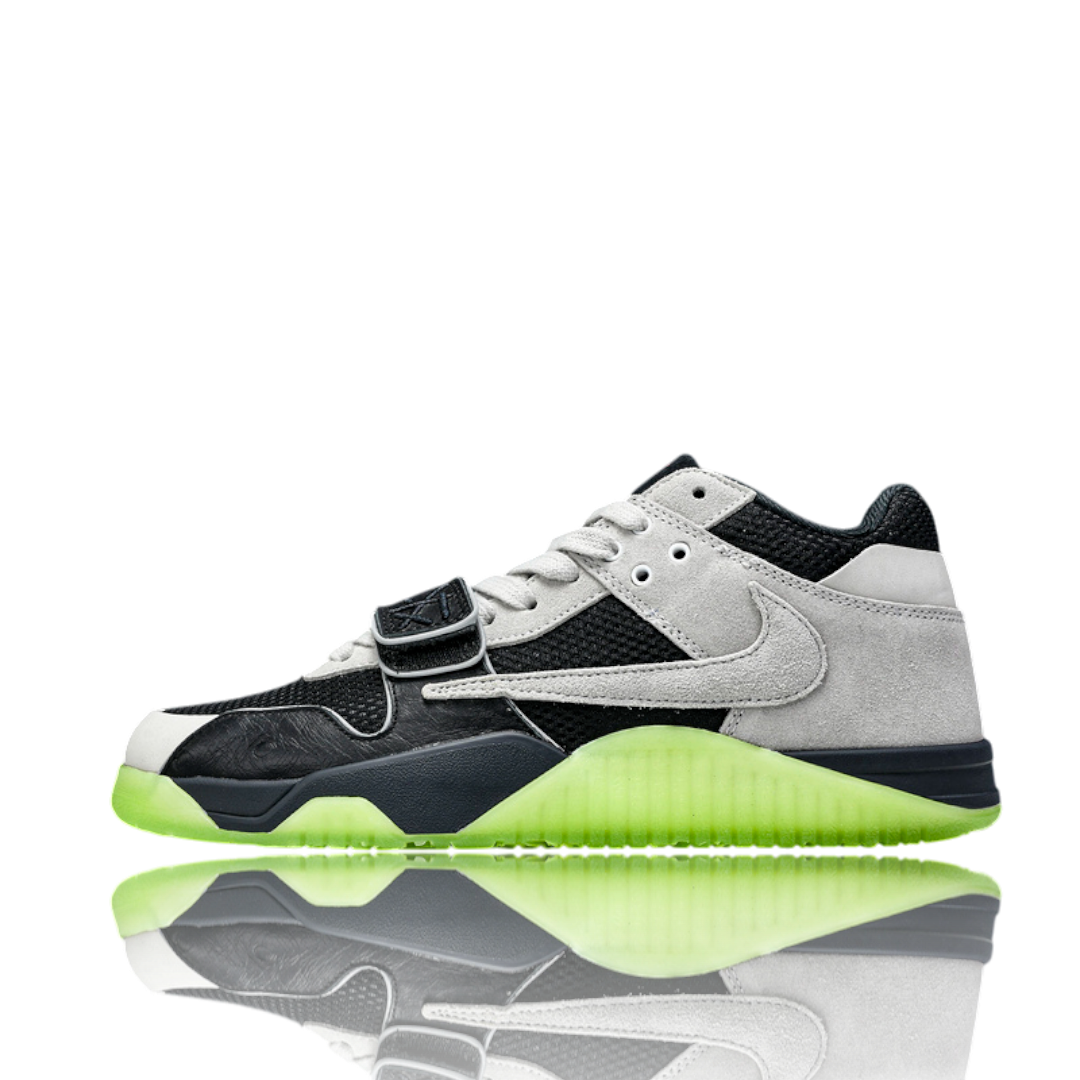 Travis Scott x Chase B Jumpmn Jack TR 'Black Night Silver'