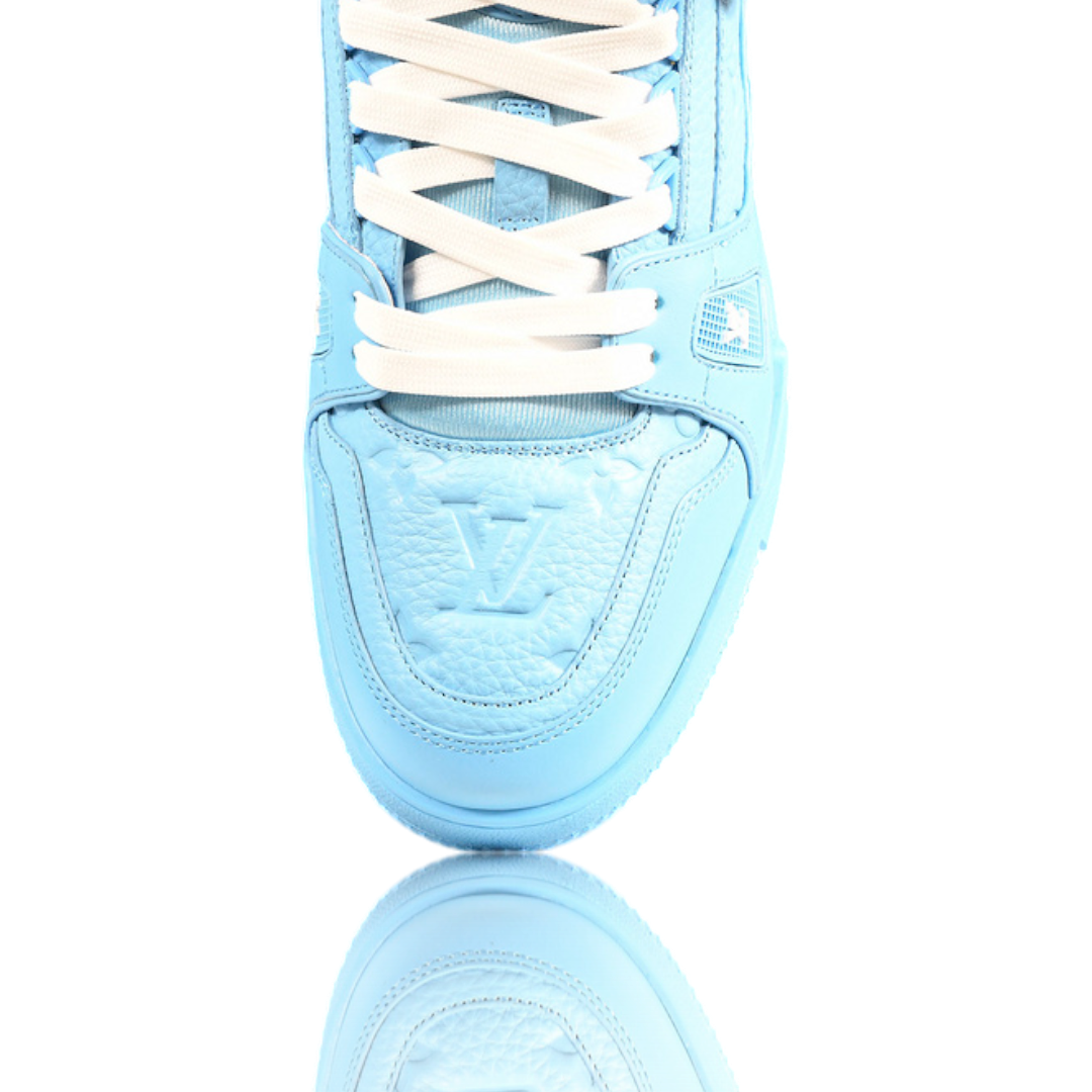 Louis Vuittоп Trainer Low 'Monogram Blue Embossed'