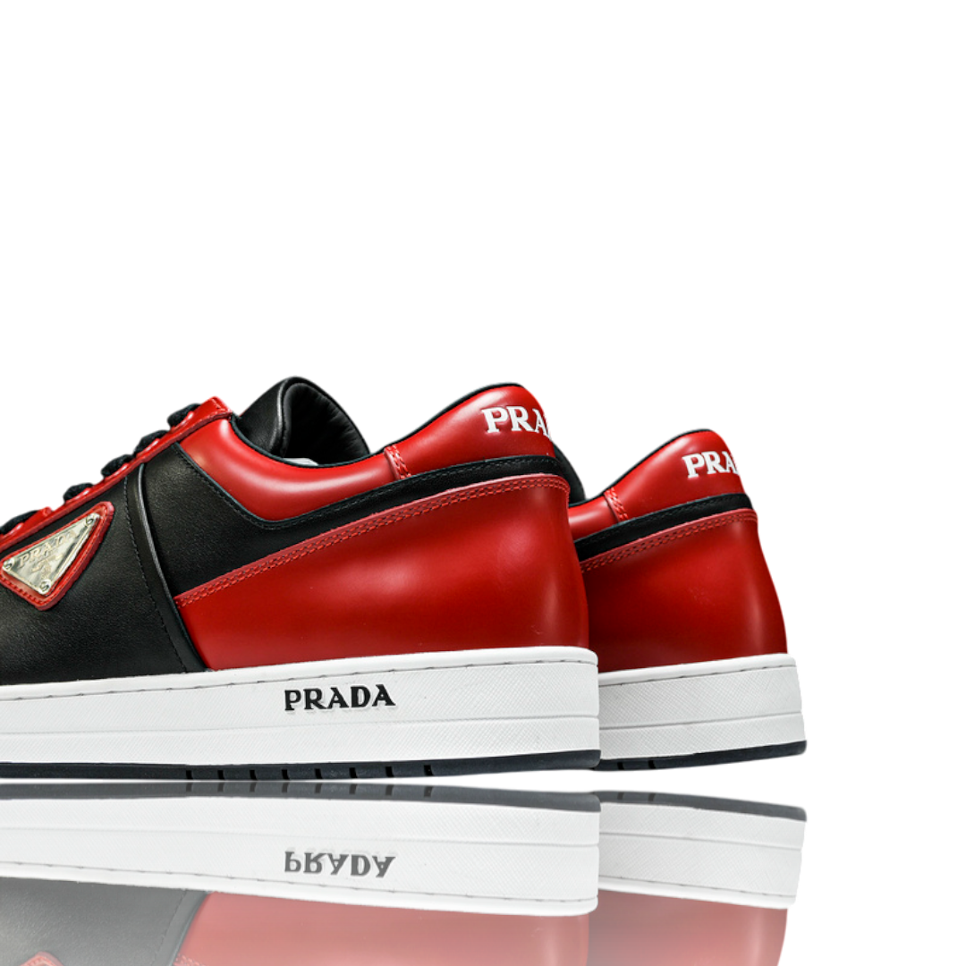 Prada Downtown Sneaker 'Black Red'