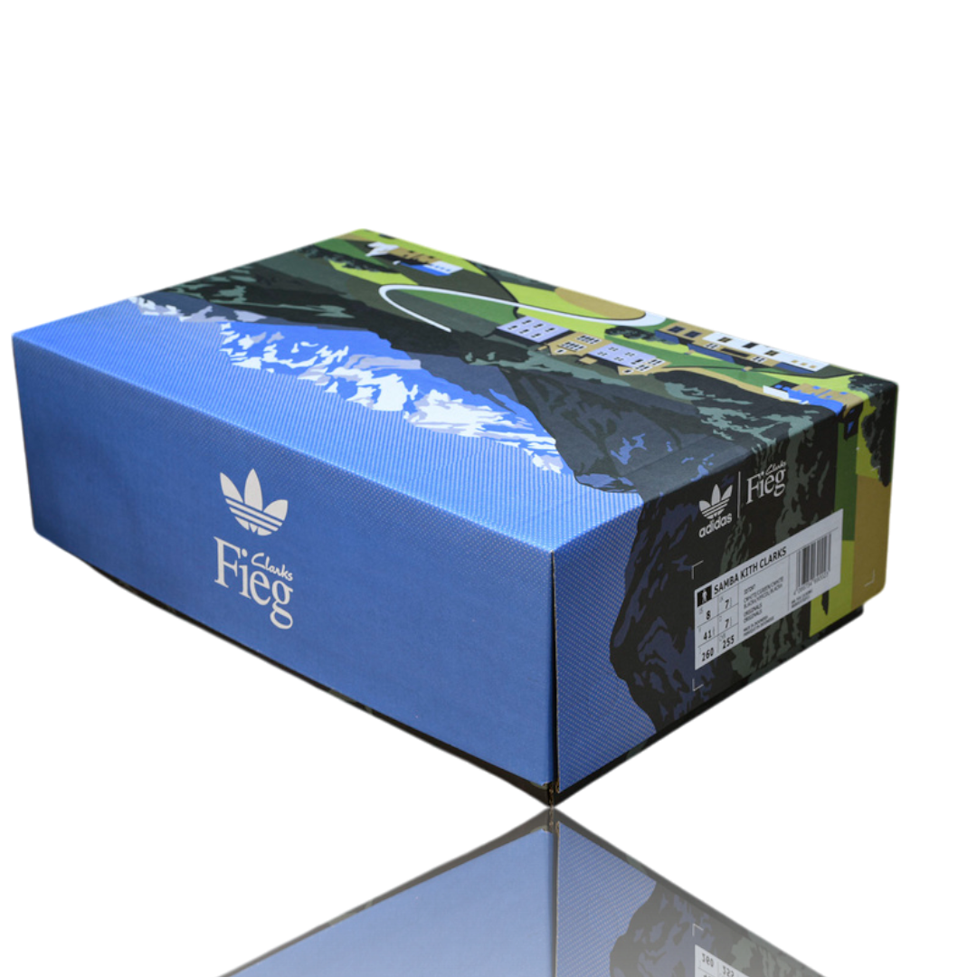 AD x Clarks '8th Street Samba' By Ronny Fieg 'White Green'