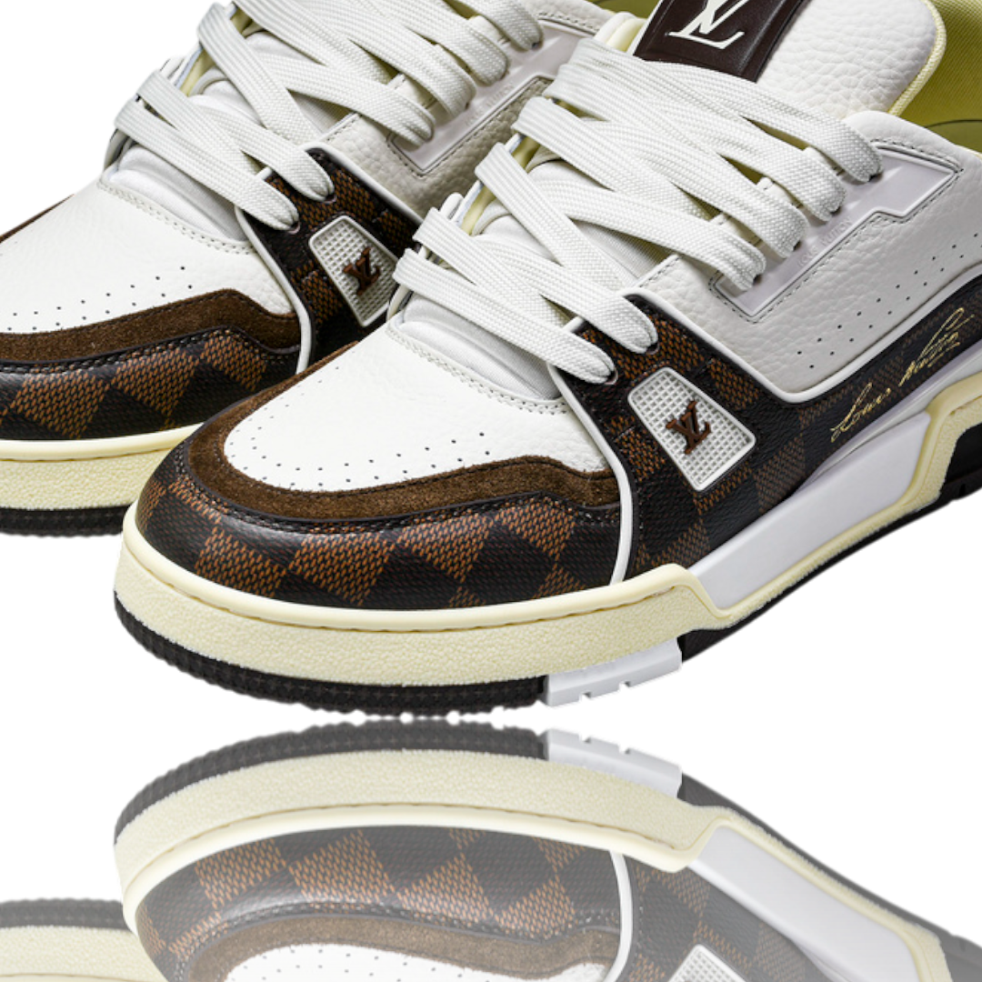 Louis Vuittоп Trainer Low By Tyler, The Creator 'White Mocha Damier'