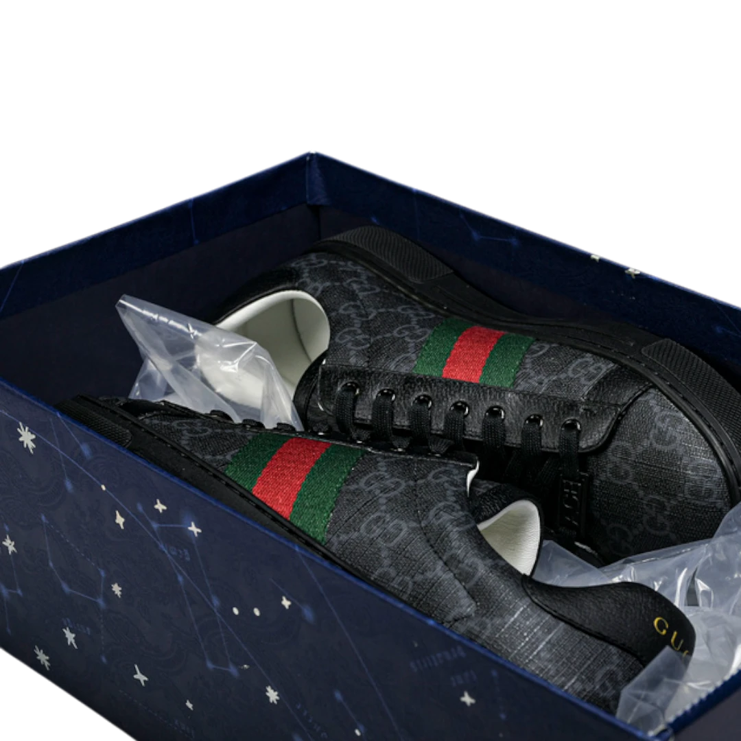 Guссi Ace Web Monogram 'Black'