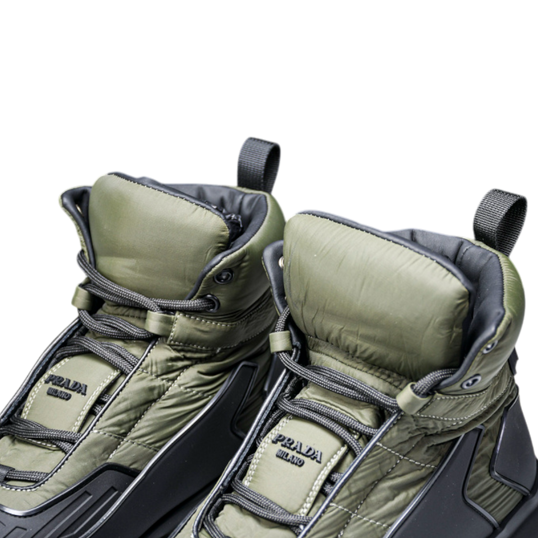 Prada Cloudbust Thunder High Tops 'Army Green'