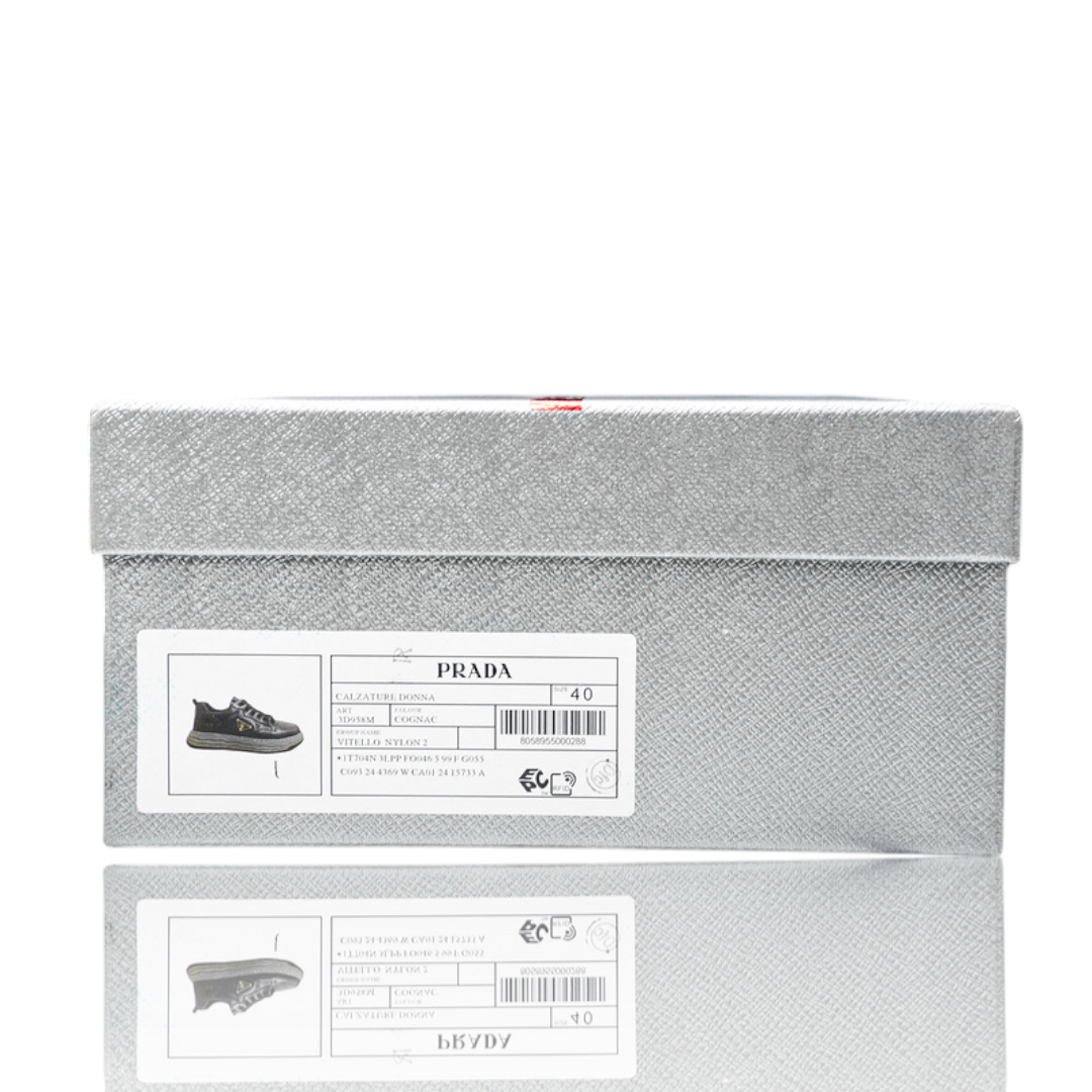 Prada Downtown Sneaker Wavy 'Black'