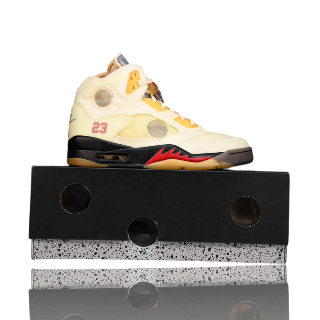 Off-White x AJ5 Retro 'Sail'