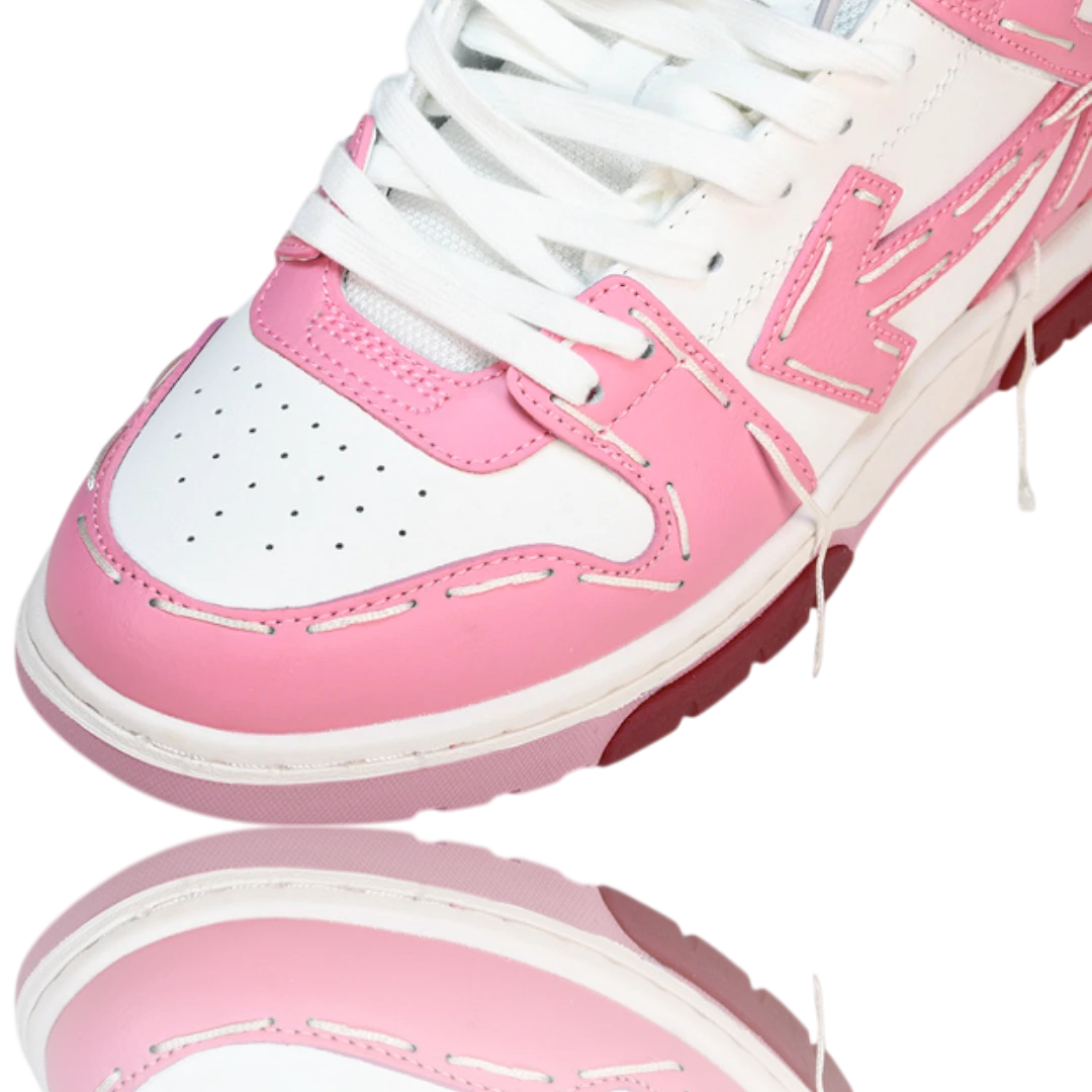 Off-White Out Of Office Low Top - Sartorial Stitch 'White Pink'