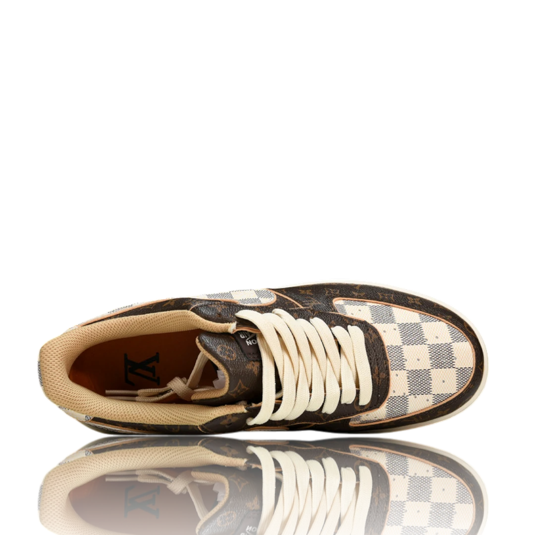 Louis Vuittоп x AF1 By Virgil Abloh ‘Monogram Brown'