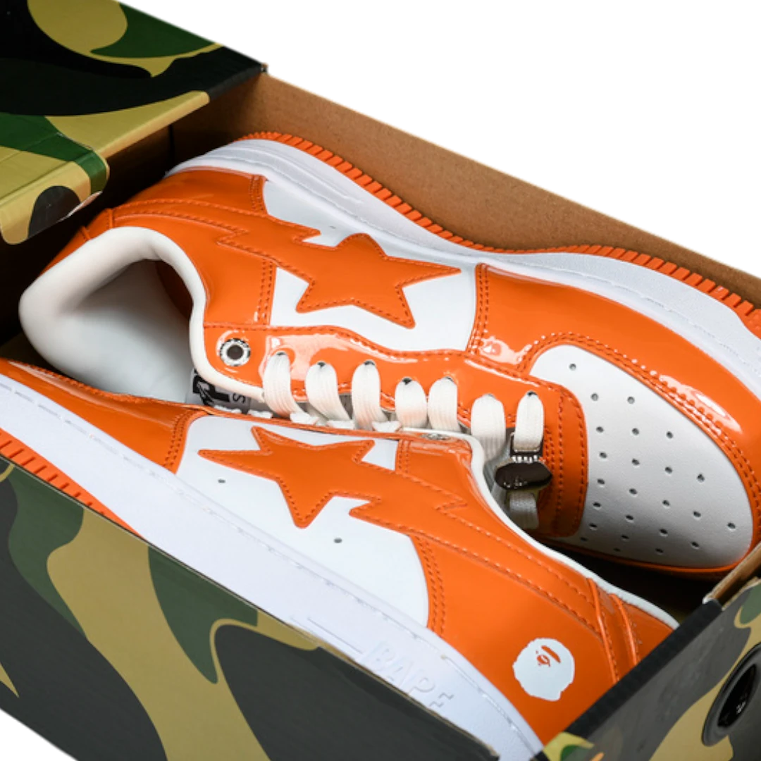 A Bathing Ape Bapesta 'Orange'