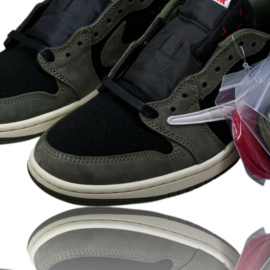 Travis Scott x AJ1 Low OG 'Black Olive'