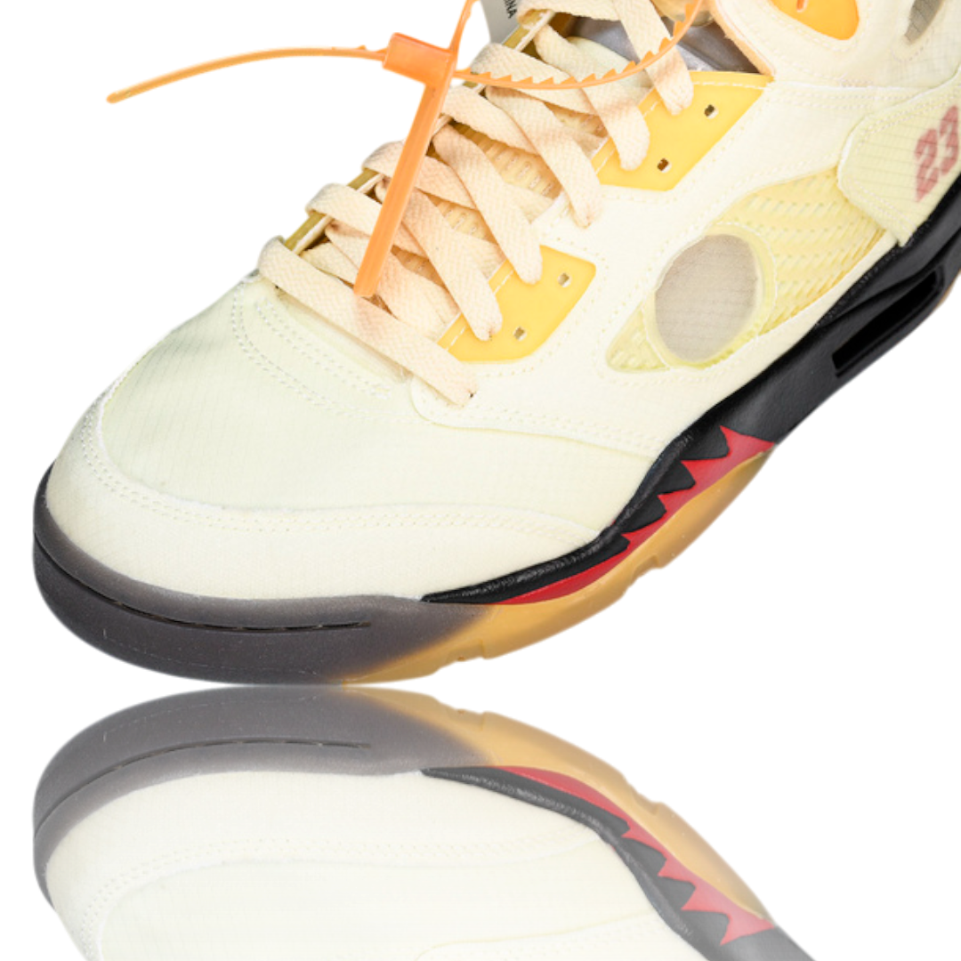 Off-White x AJ5 Retro 'Sail'