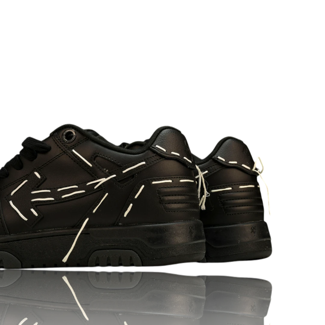 Off-White Out Of Office Low Top - Sartorial Stitch 'Black'