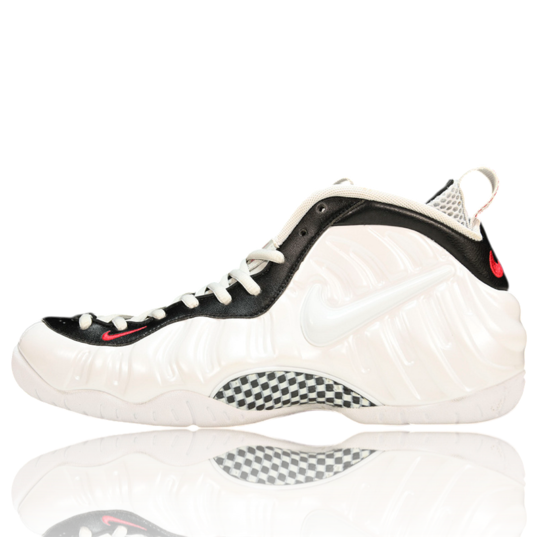 Air Foamposite Pro 'White Black University Red'