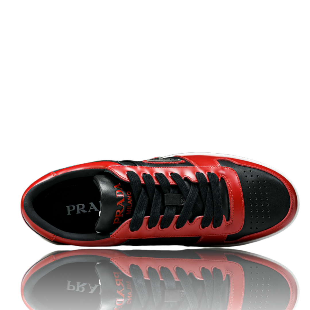 Prada Downtown Sneaker 'Black Red'