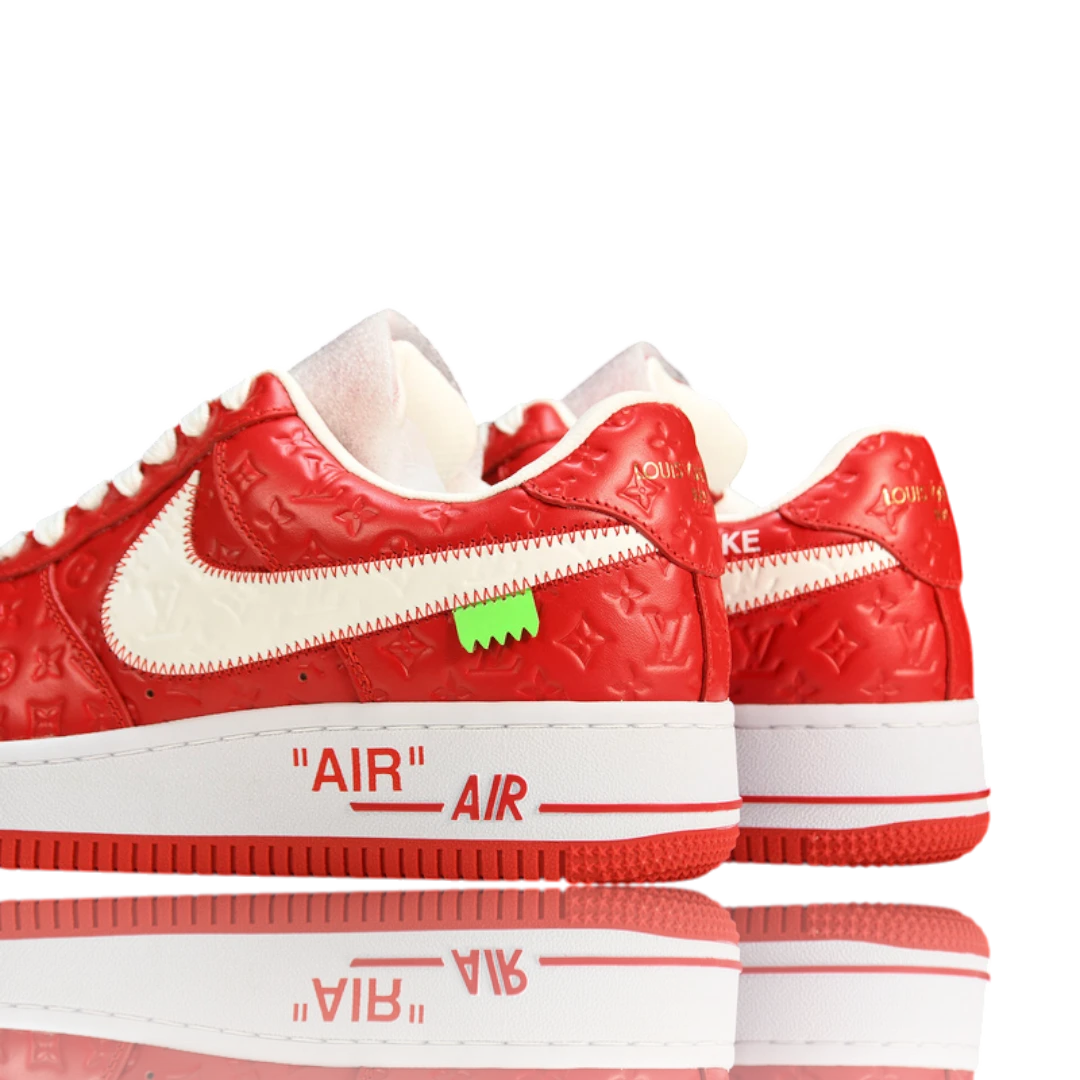 Louis Vuittоп x AF1 By Virgil Abloh 'White Red'