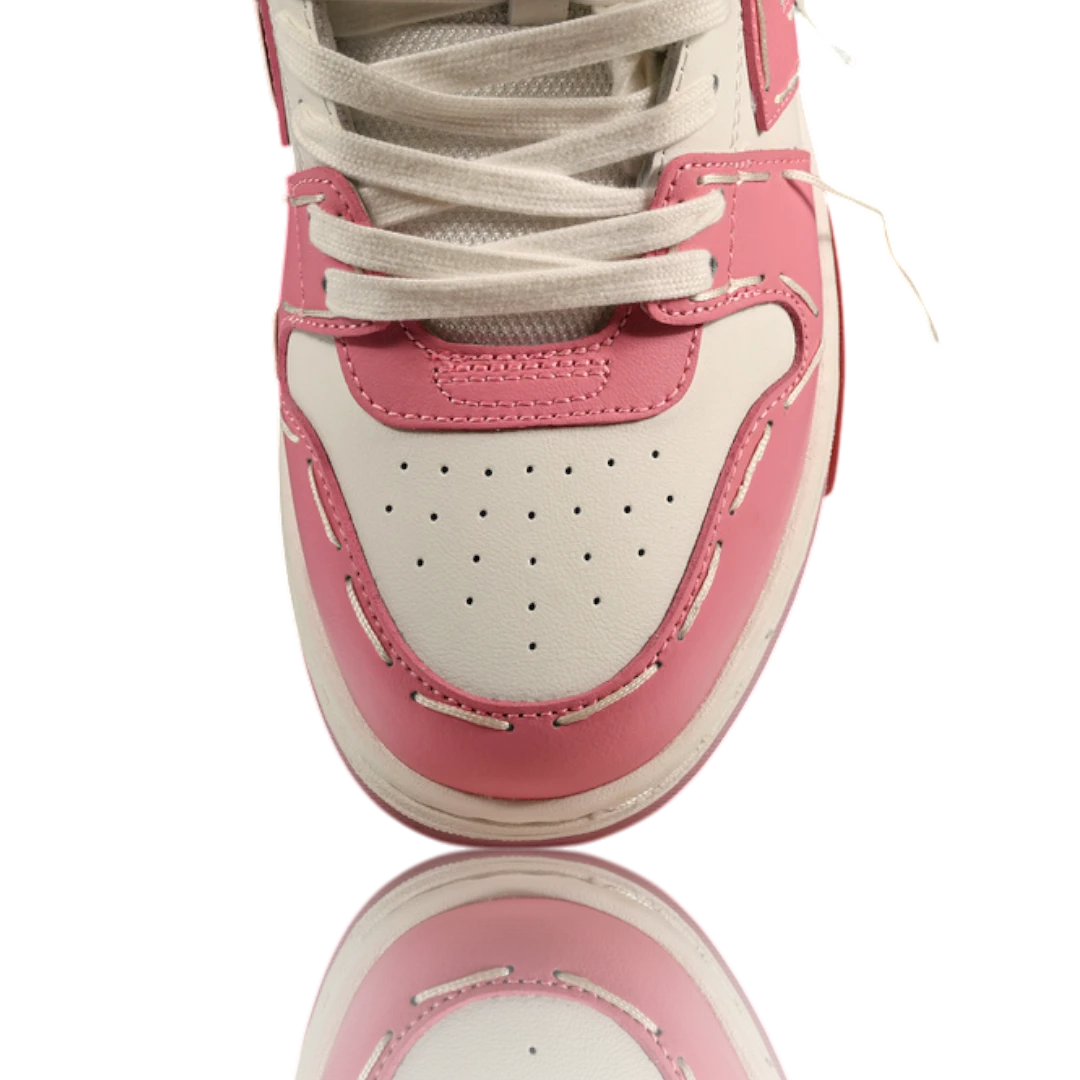 Off-White Out Of Office Low Top - Sartorial Stitch 'White Pink'