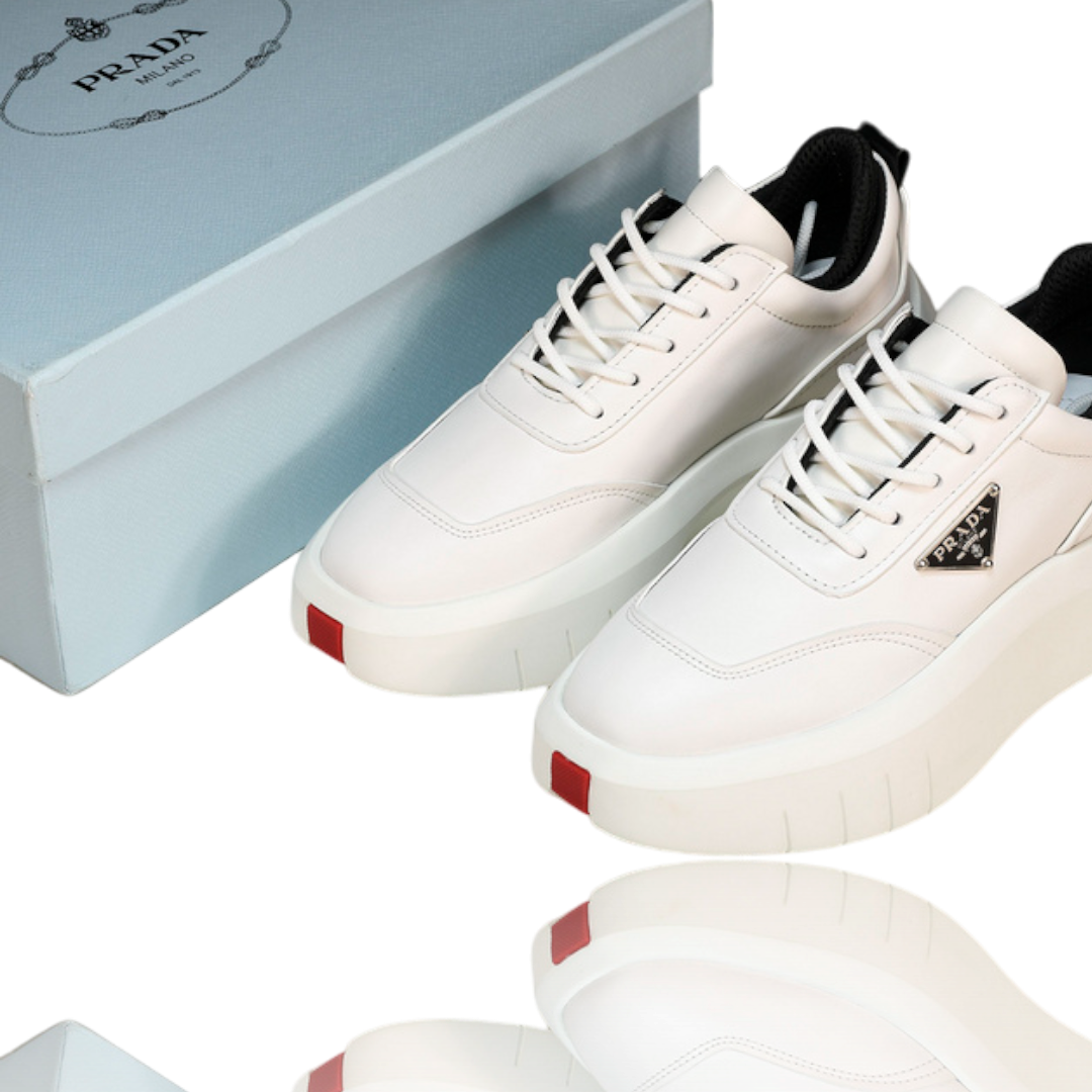 Prada Plateforms 'White