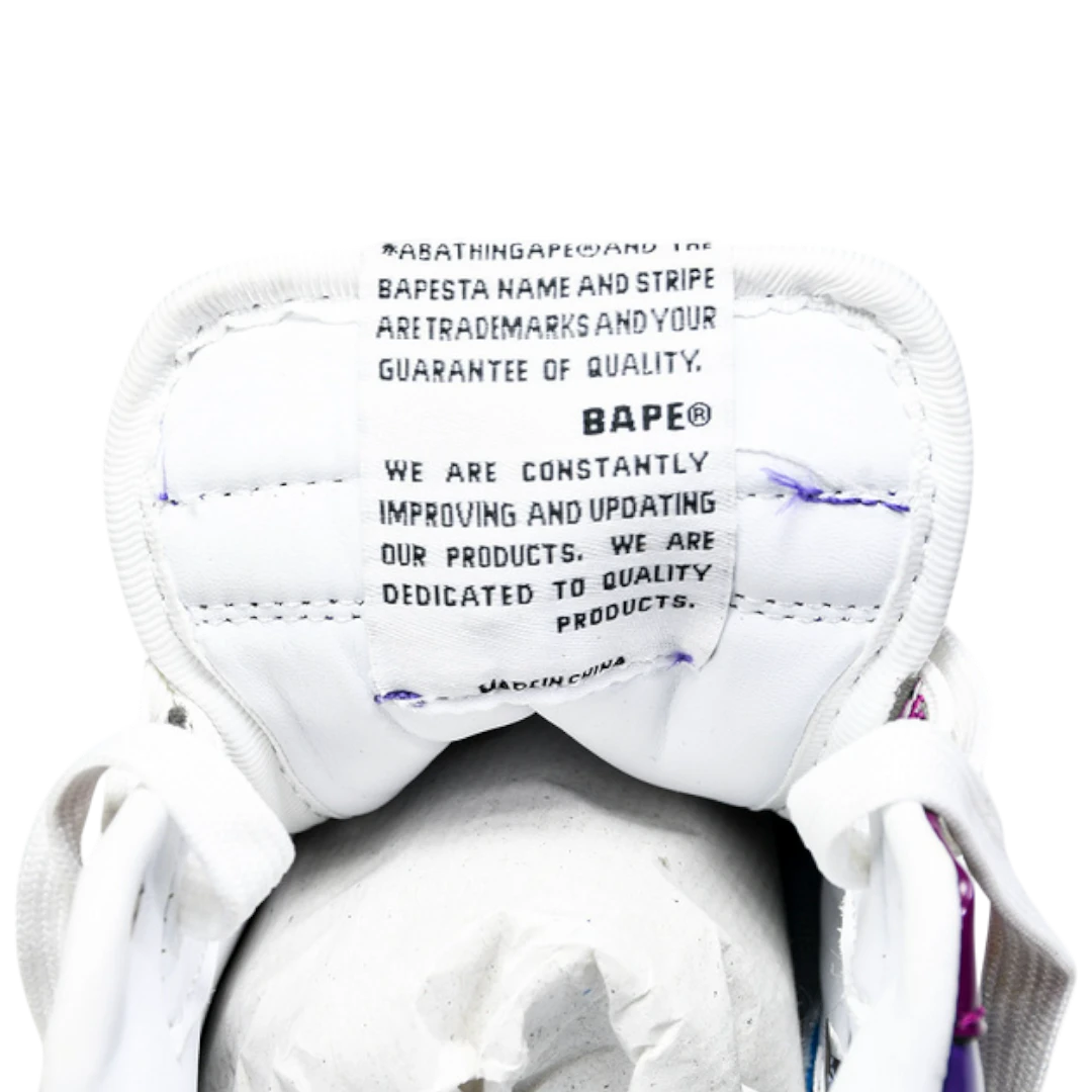 A Bathing Ape Bapesta Color Camo Combo 'Purple'