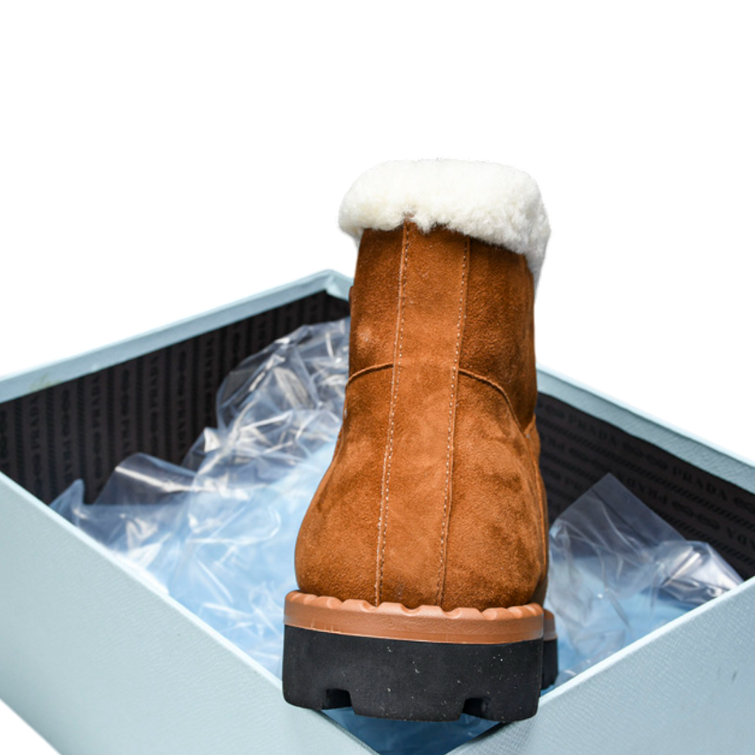 Prada Ankle Boots 'Brown'