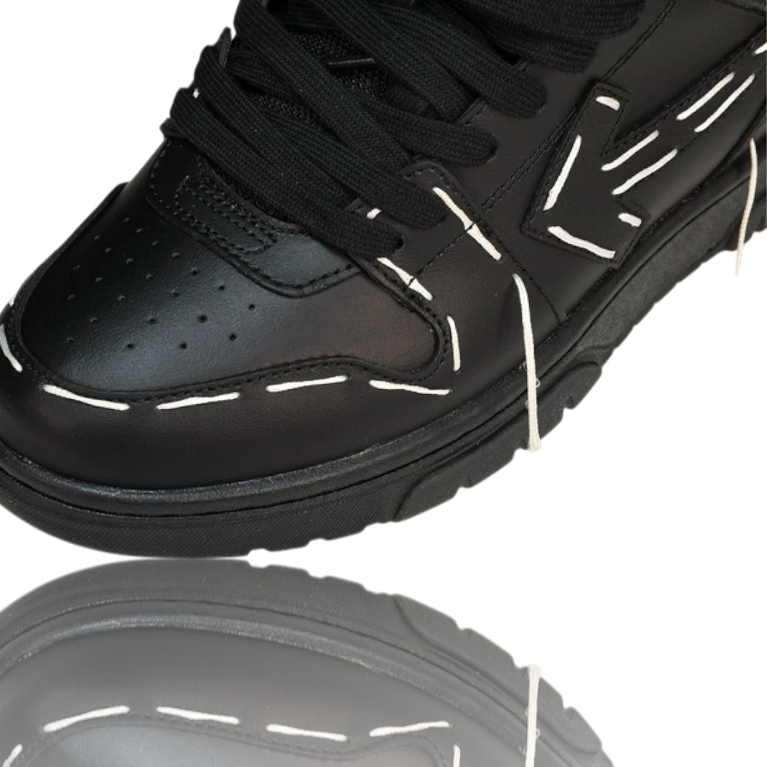 Off-White Out Of Office Low Top - Sartorial Stitch 'Black'