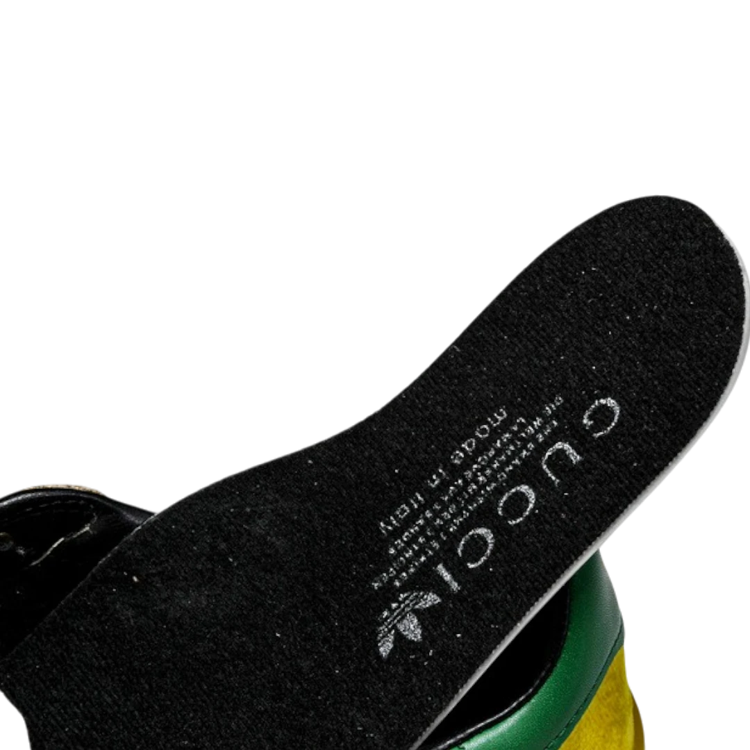 Guссi x Gazelle 'Yellow Velvet Green'