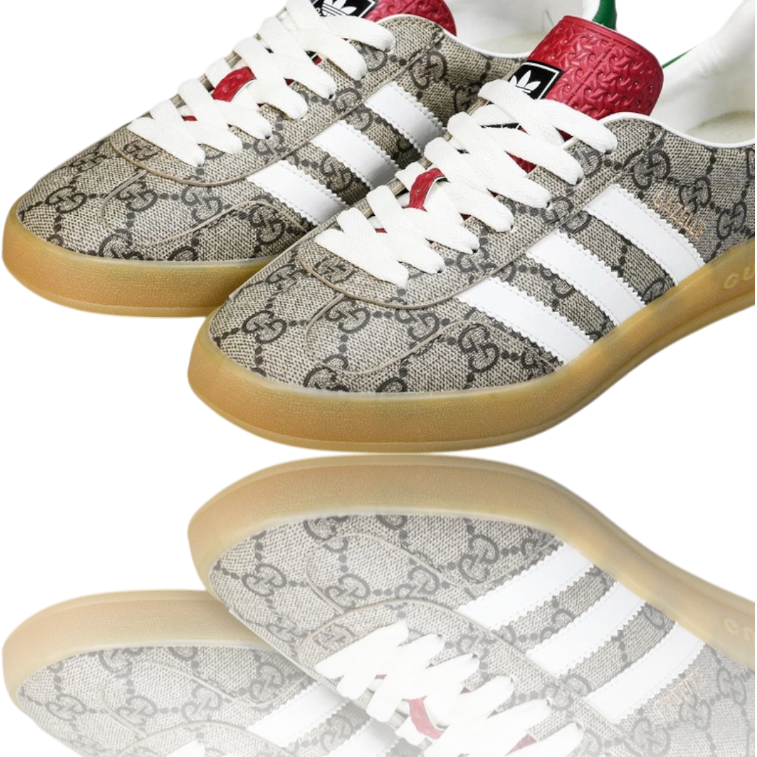 Guссi x Gazelle 'Beige GG Monogram'
