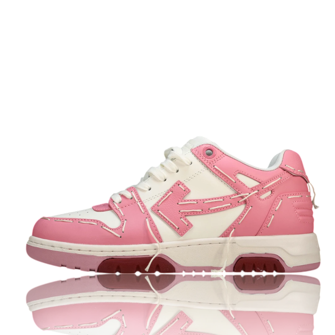 Off-White Out Of Office Low Top - Sartorial Stitch 'White Pink'