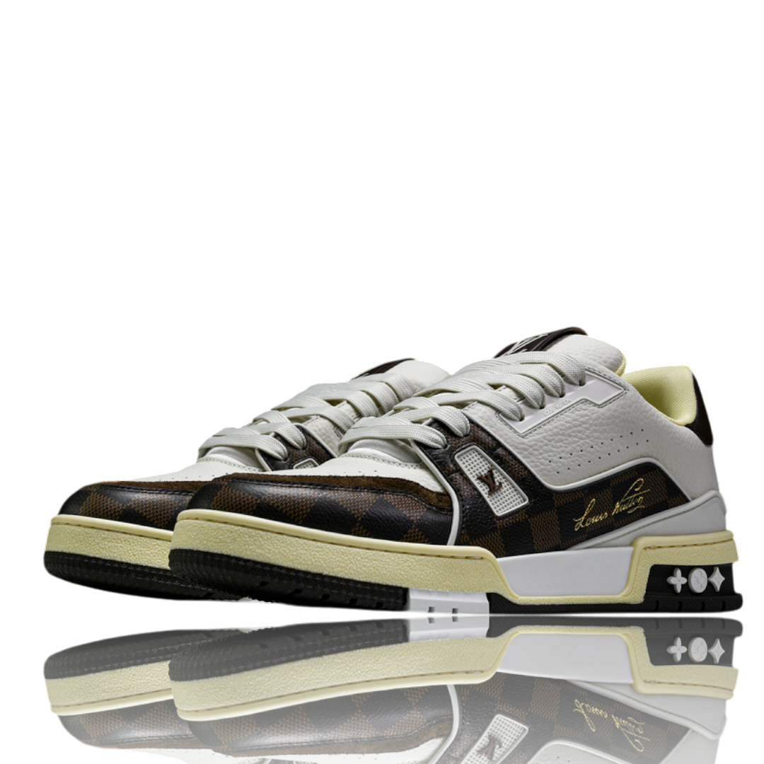 Louis Vuittоп Trainer Low By Tyler, The Creator 'White Mocha Damier'
