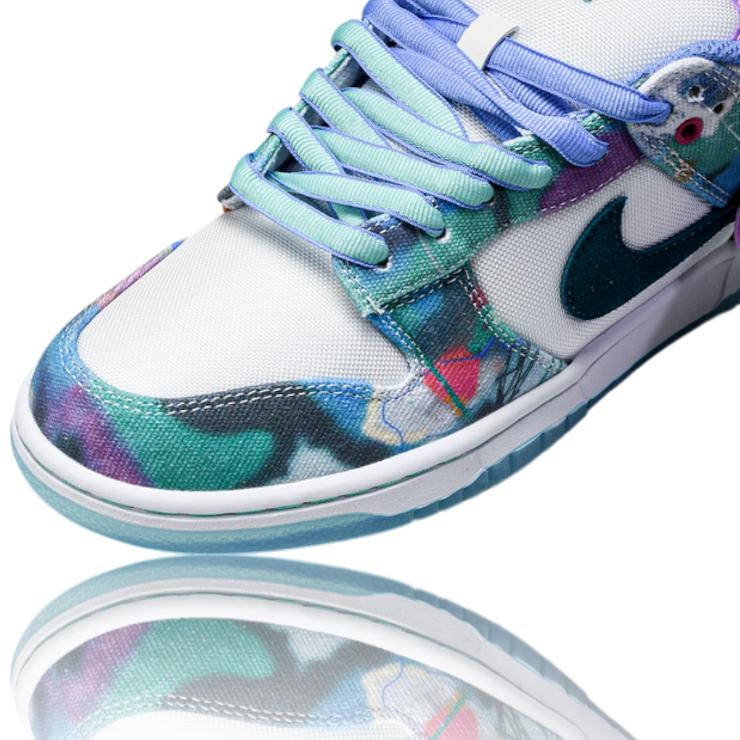 Futura Laboratories x SB Dnk Low 'Bleached Aqua'