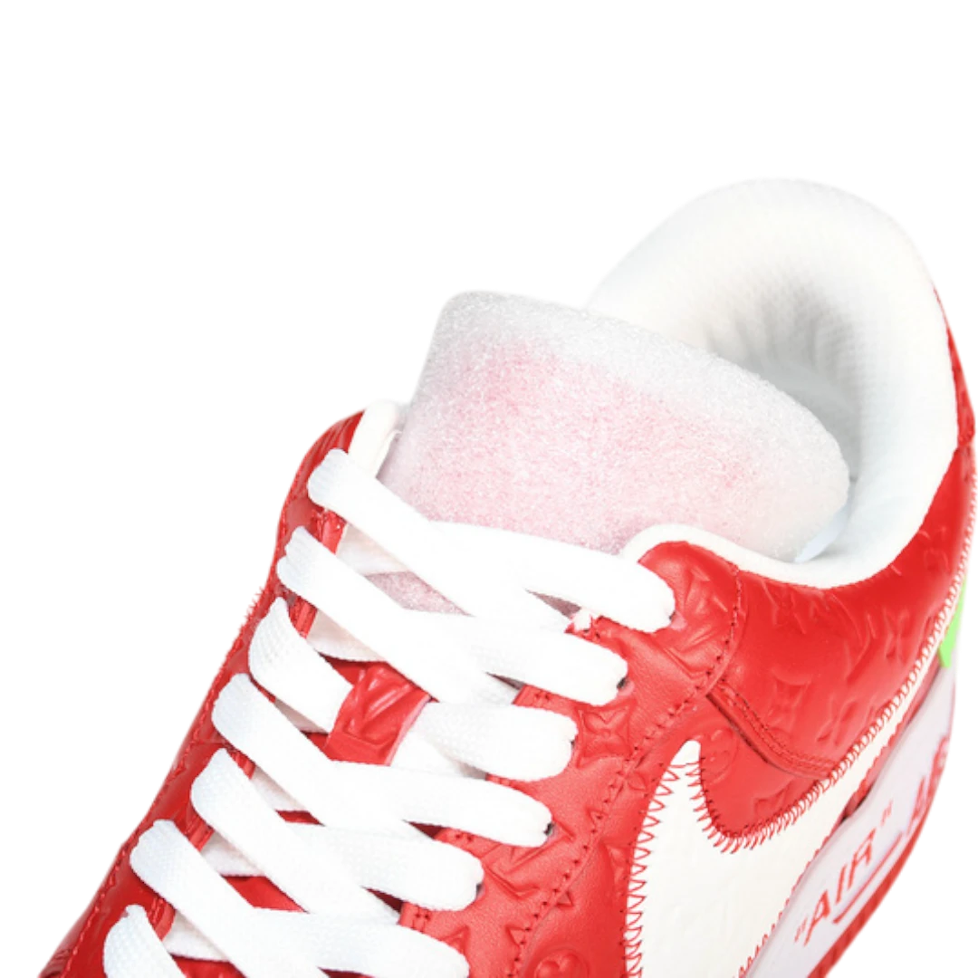 Louis Vuittоп x AF1 By Virgil Abloh 'White Red'