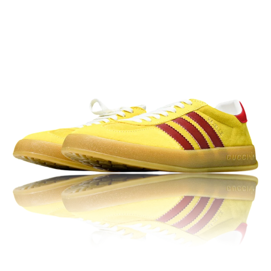 Guссi x Gazelle 'Yellow Velvet'