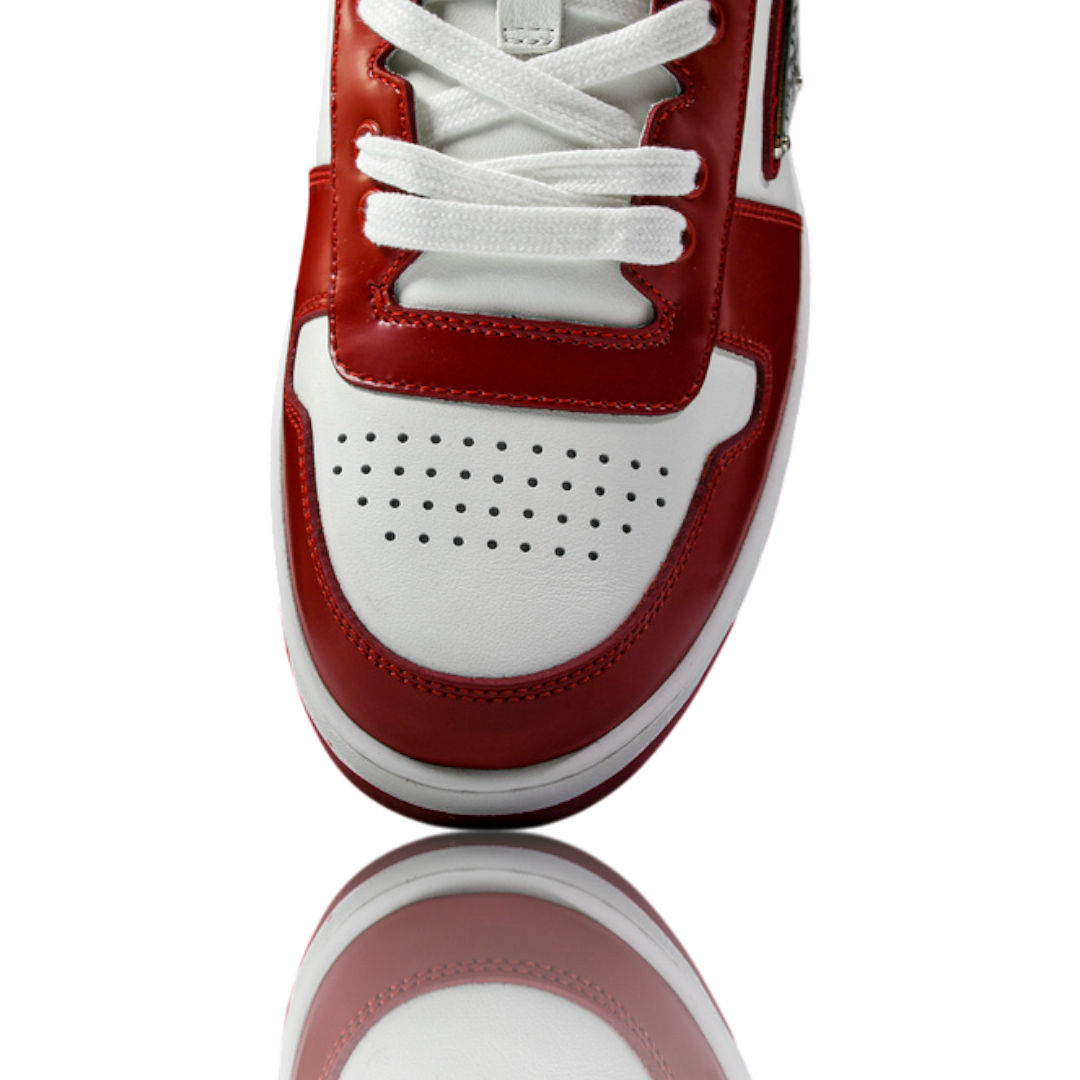 Prada Downtown Sneaker 'White Lacquer Red'
