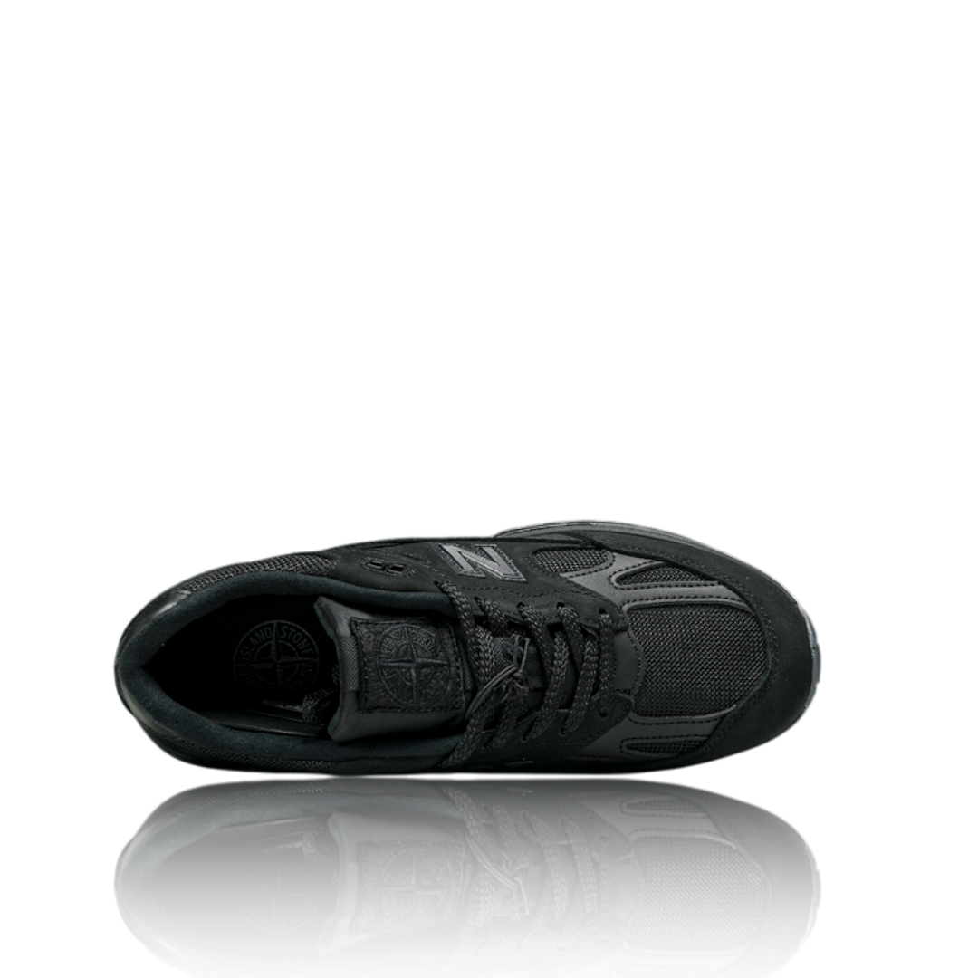 NB 991v2 MiUK x Stone Island 'Ghost Pack Black'