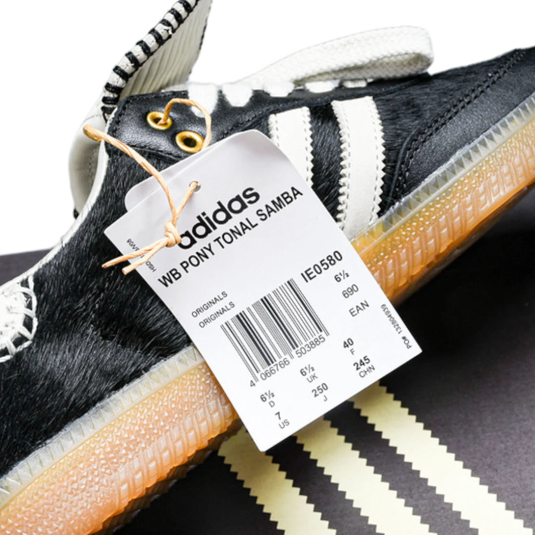 Samba x Wales Bonner Pony Tonal 'Core Black'