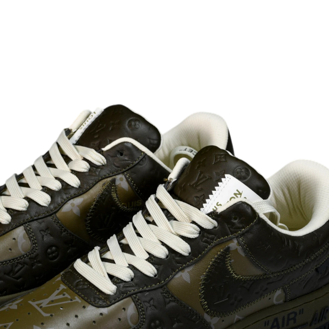 Louis Vuittоп x AF1 By Virgil Abloh 'Brown Grey'