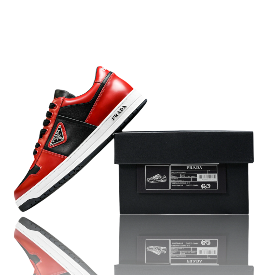 Prada Downtown Sneaker 'Black Red'