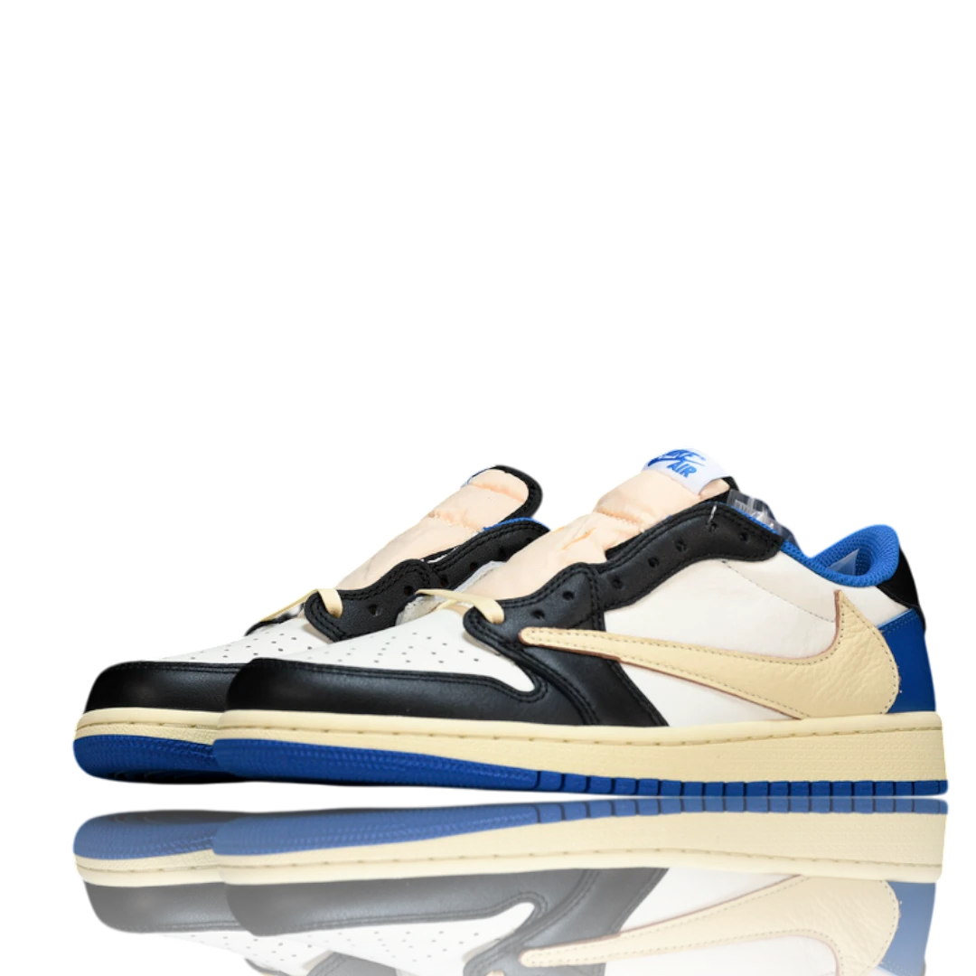 (CLEARANCE) Travis Scott x AJ1 Low OG Fragment ‘Military Blue’