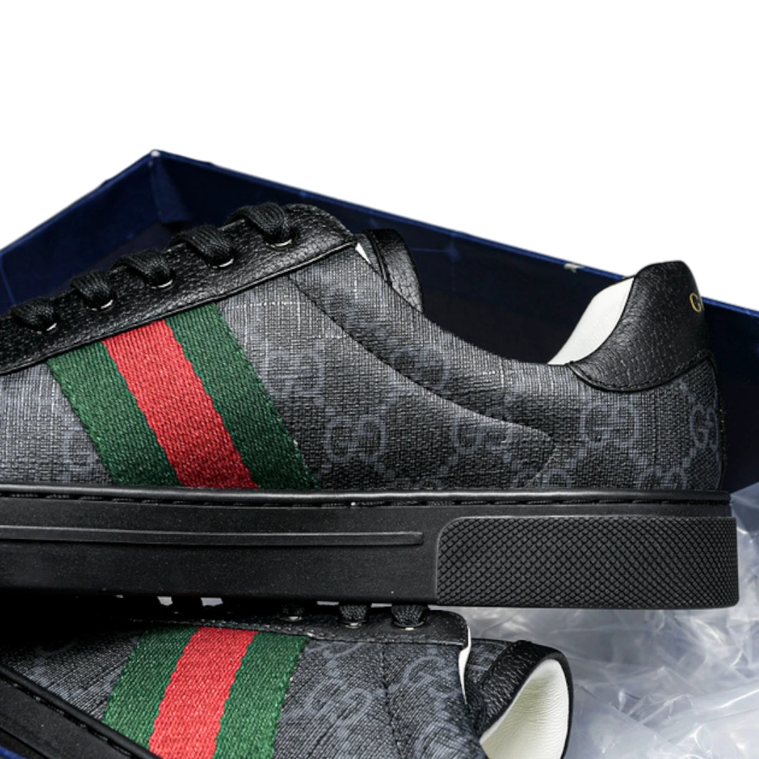 Guссi Ace Web Monogram 'Black'