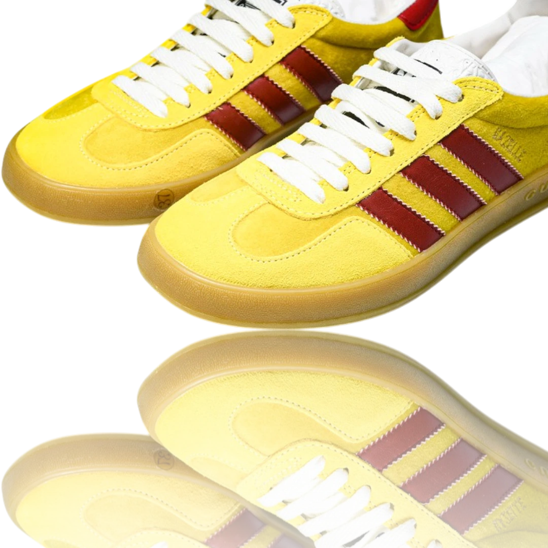 Guссi x Gazelle 'Yellow Velvet'
