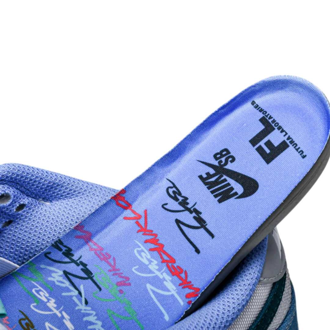 Futura Laboratories x SB Dnk Low 'Bleached Aqua'
