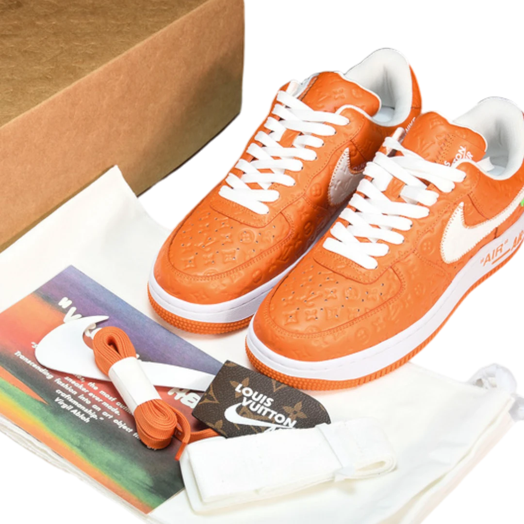 Louis Vuittоп x AF1 By Virgil Abloh 'White Orange'
