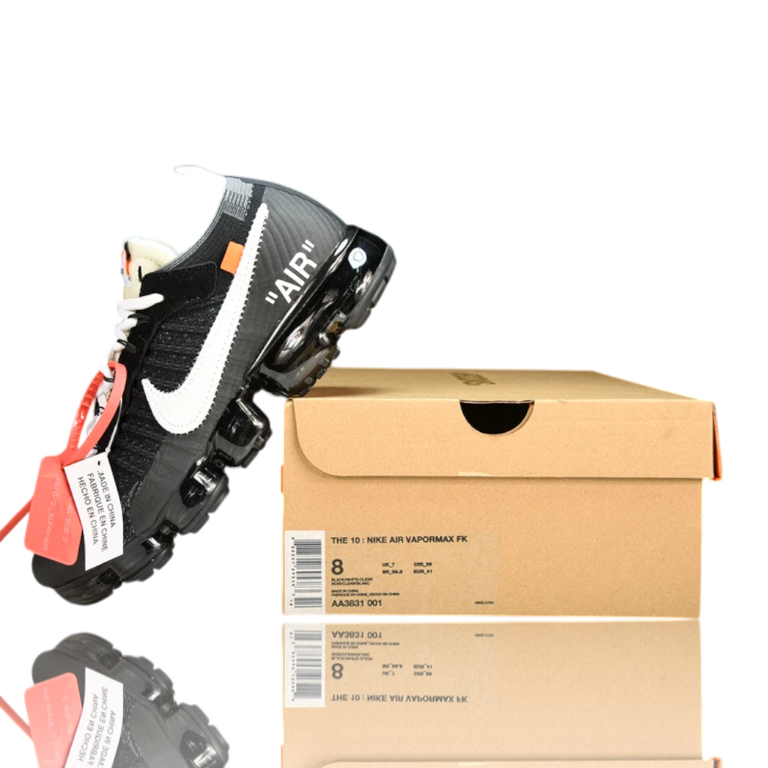 Off-White x Air VaporMax 'Black White'
