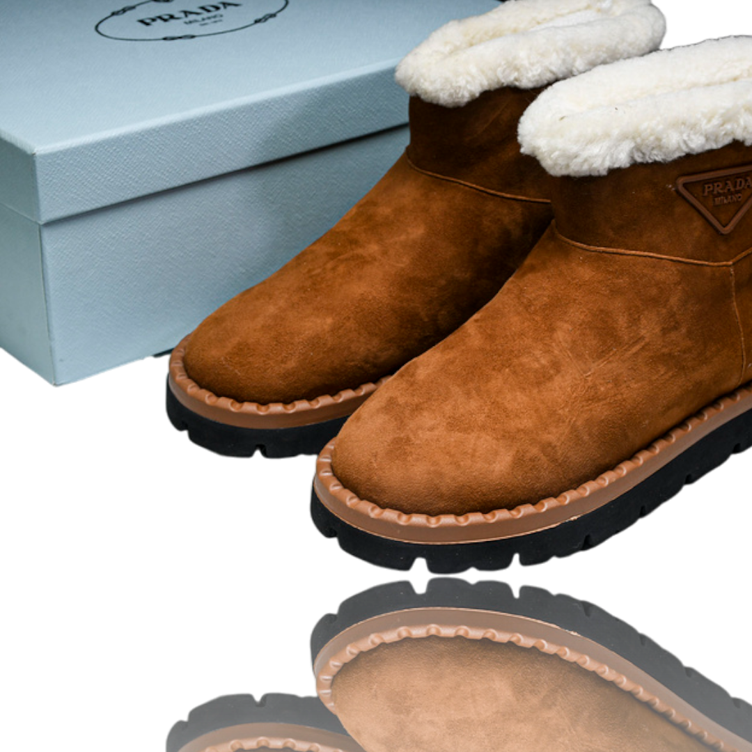 Prada Ankle Boots 'Brown'