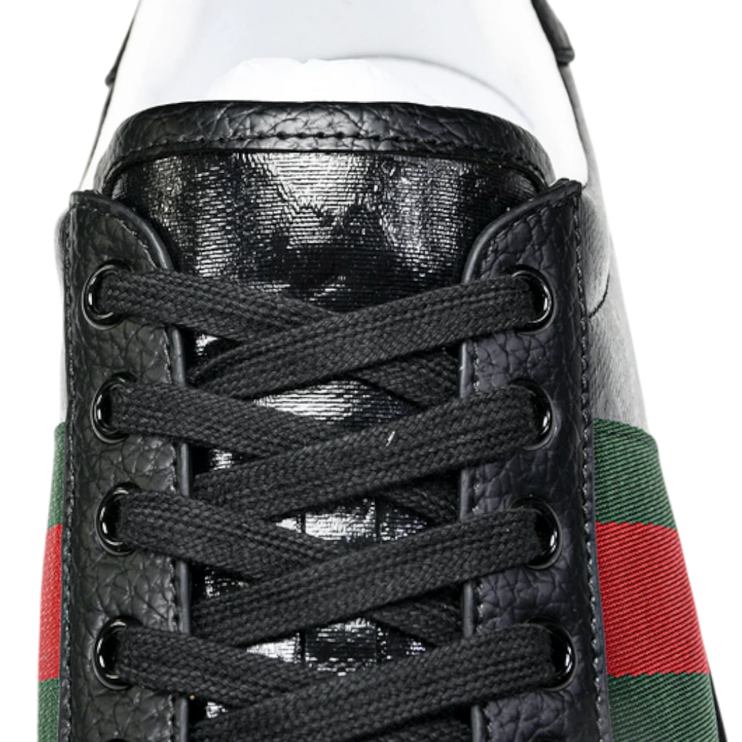 Guссi Ace Web 'Black Monogram'