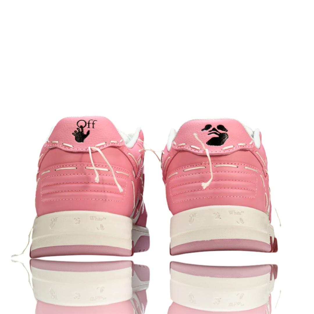 Off-White Out Of Office Low Top - Sartorial Stitch 'White Pink'