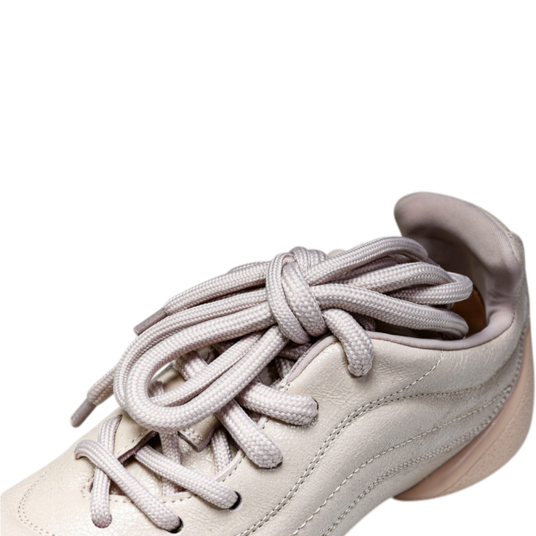 McQueen Trainers Flexion Crackled Leather 'Pink'