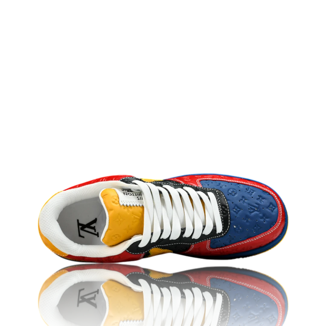Louis Vuittоп x AF1 By Virgil Abloh 'Red Blue Yellow'